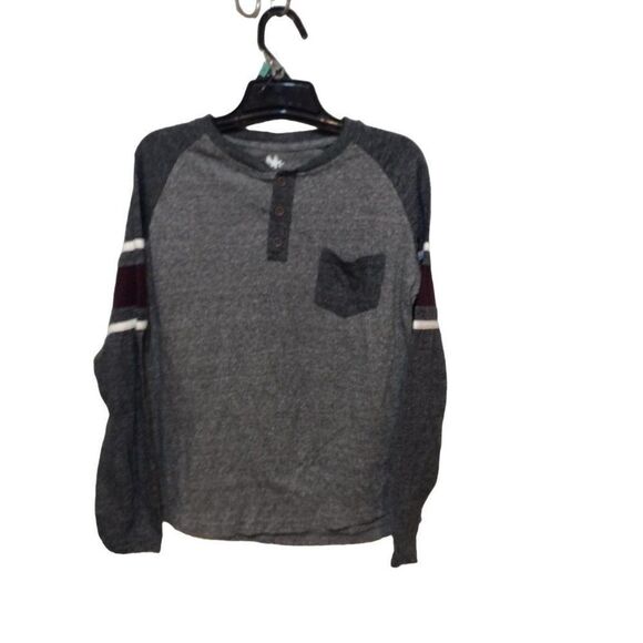 Buzz Cuts Teen Long Sleeve Tops Sweatshirt Size L 14-16 Heater Gray - Picture 1 of 3